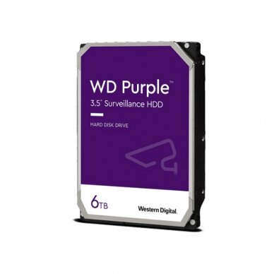 6 TB SATA WD Purple, Standusis diskas 6 TB HDD