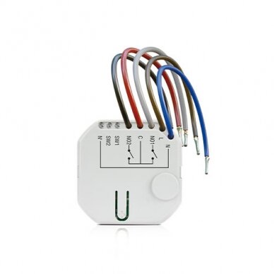 ASW-210 Wireless two-channel 230 V AC in-wall controller