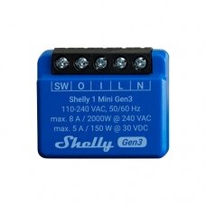 Shelly 1 Mini Gen3, Vieno kanalo valdiklis