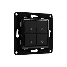 Shelly Wall Switch 4xBtn, black, Jungiklis